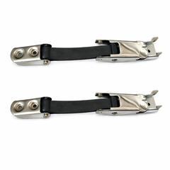KIT GANCHOS PARA COFRE MERCEDES BENZ LARGO (33 CM) "CROMADOS"