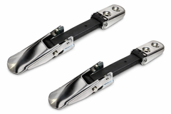 KIT GANCHOS PARA COFRE MERCEDES BENZ CORTO (27 CM) "CROMADOS"