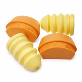 Kit Topes Suspensión Jeep Liberty 2002 A 2007 Delantero y Trasero (Poliuretano)