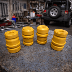 Kit Topes Suspensión Jeep Wrangler 1997 A 2018 Delantera y Trasera HULETEH