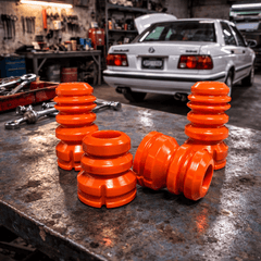 Kit Topes Amortiguador Nissan Tsuru 3 Suspensión Delantera y Trasera HULETEH