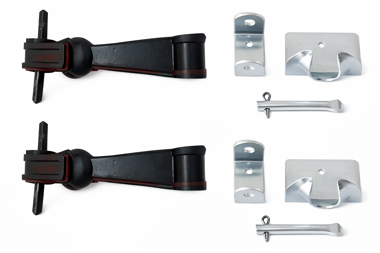 KIT GANCHOS PARA COFRE DINA 500 C/BASES (15 CM) "UNIVERSAL"