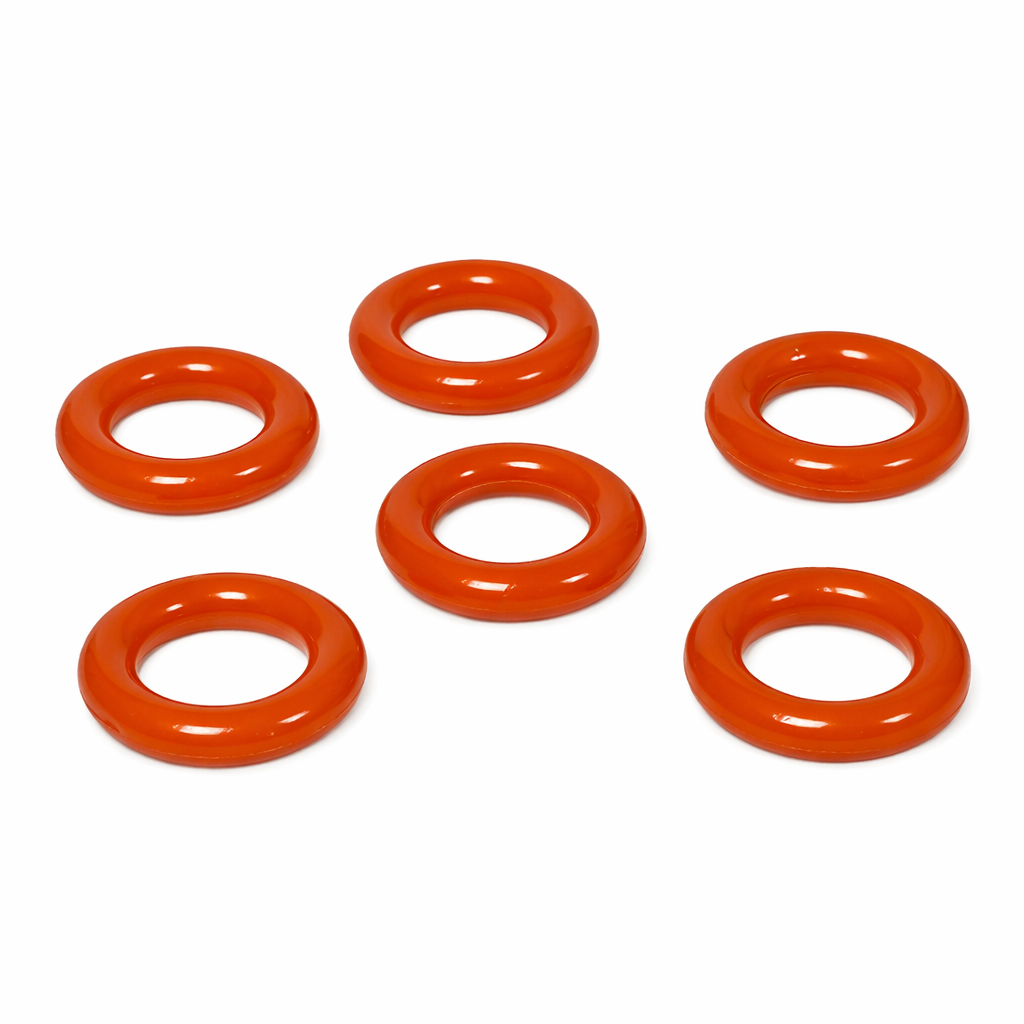 KIT SOPORTES PARA ESCAPE MOFLES DATSUN (6 PZ.) "NARANJAS"