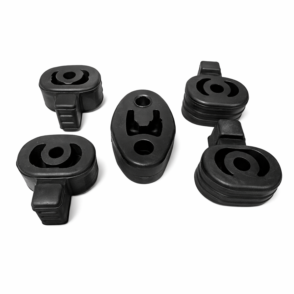 KIT SOPORTES PARA ESCAPE MOFLE FIESTA IKON (5 PZ.)