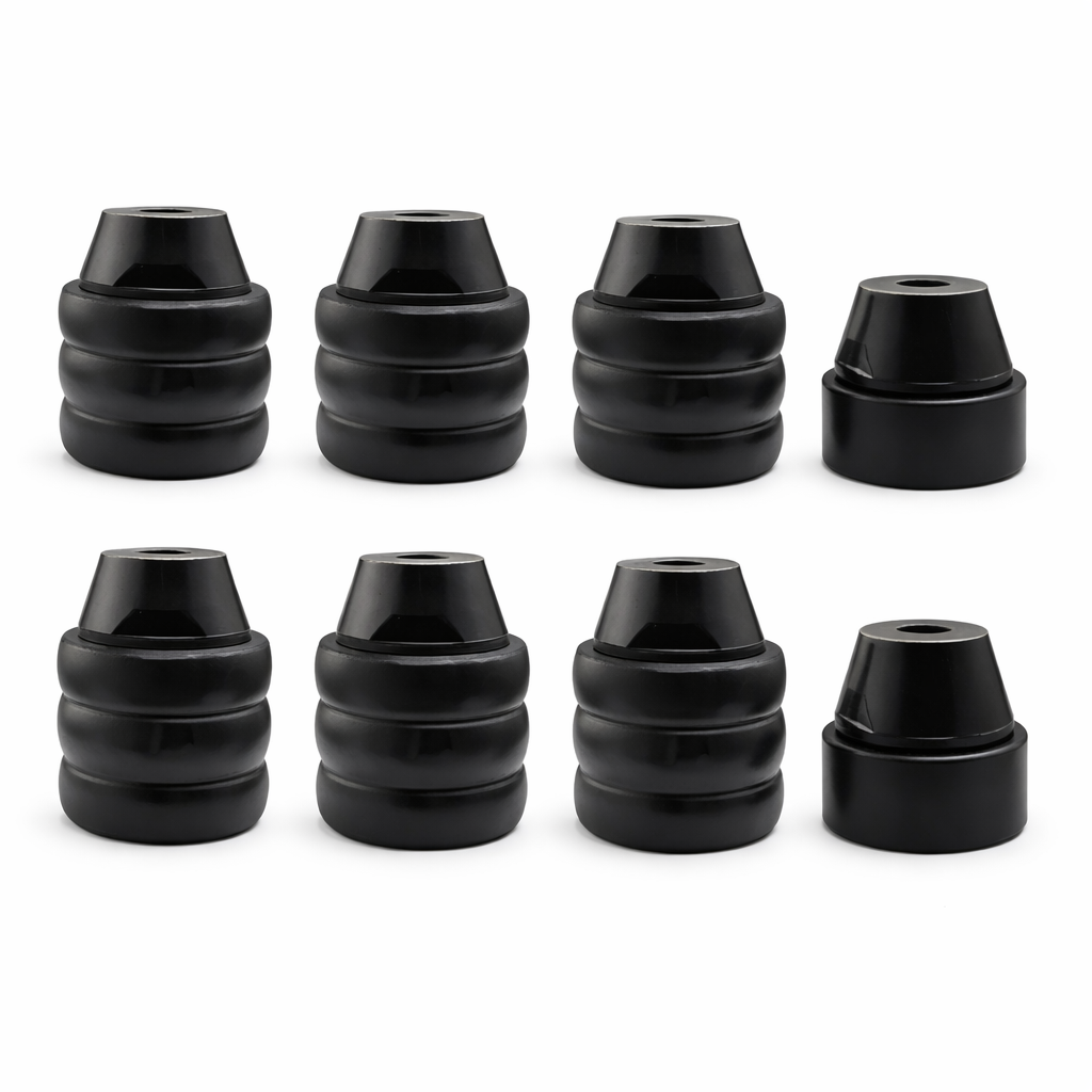 KIT TACONES O SOPORTES CABINA FORD 1967 A 1996 (DOBLE CABINA) "ALTOS"