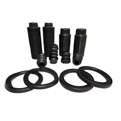 KIT TOPES REBOTE AMORTIGUADOR DELANTERO Y TRASEROS TSURU 3 93-17 C/ CALZAS