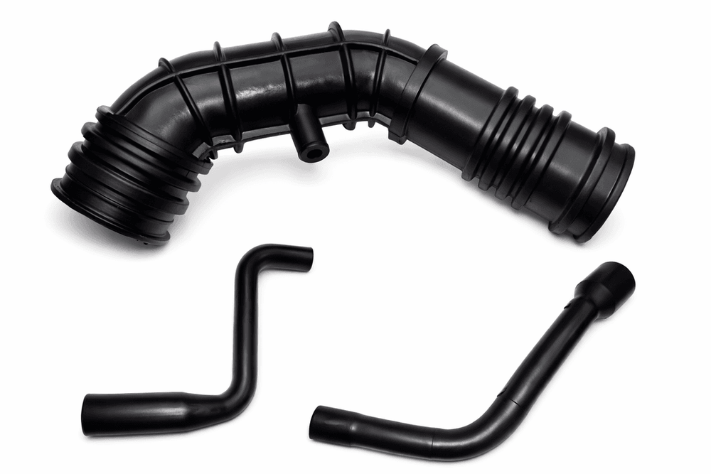 Kit de 3 mangueras negras de hule para filtro de aire de Astra 2.0L 2001-2006, marca Huleteh.