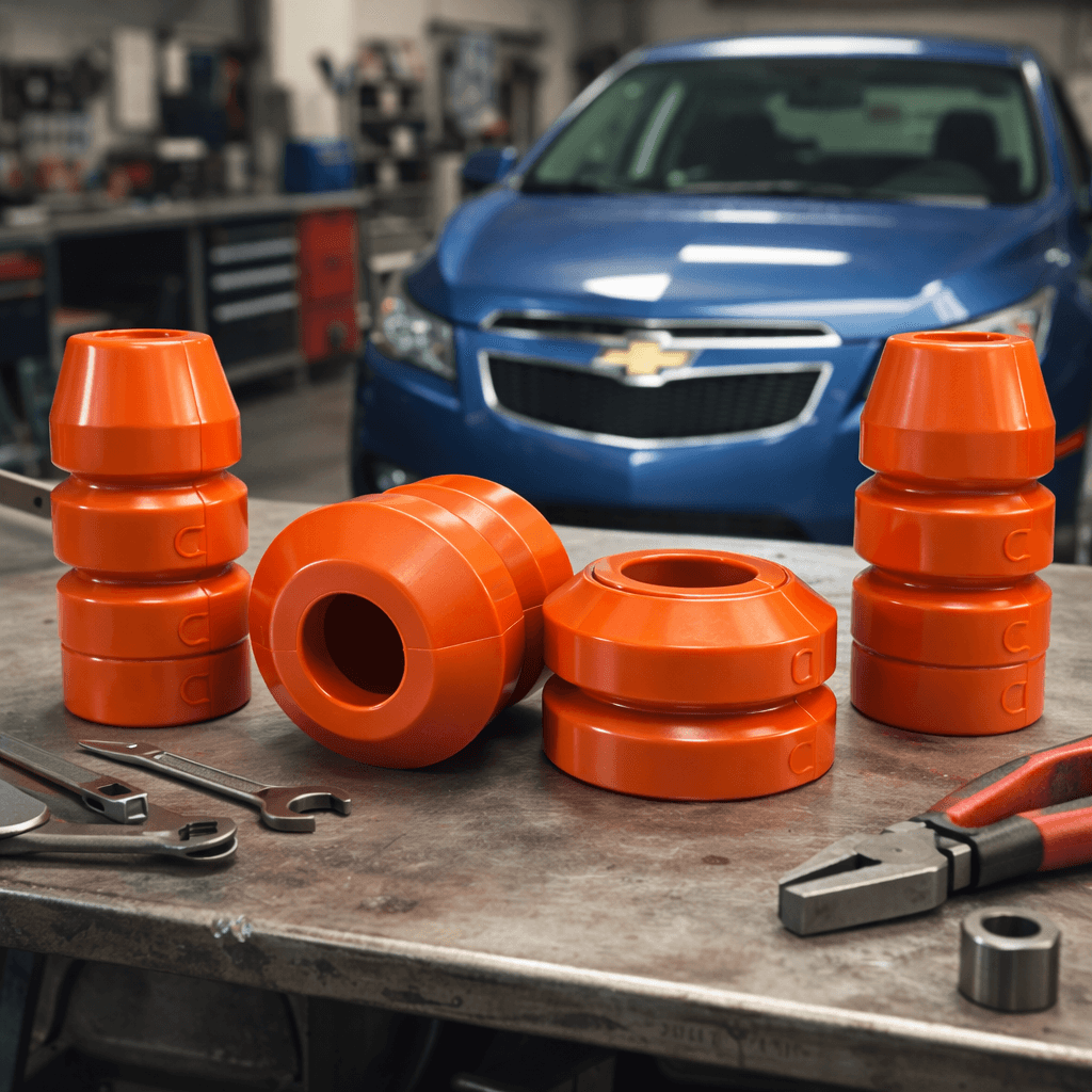 Kit Topes Amortiguador Chevy 1994 a 2012 Suspensión Delantera y Trasera HULETEH