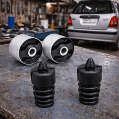 Kit Bujes Eje Trasero con Topes Traseros Hyundai Atos 2000 a 2012 HULETEH