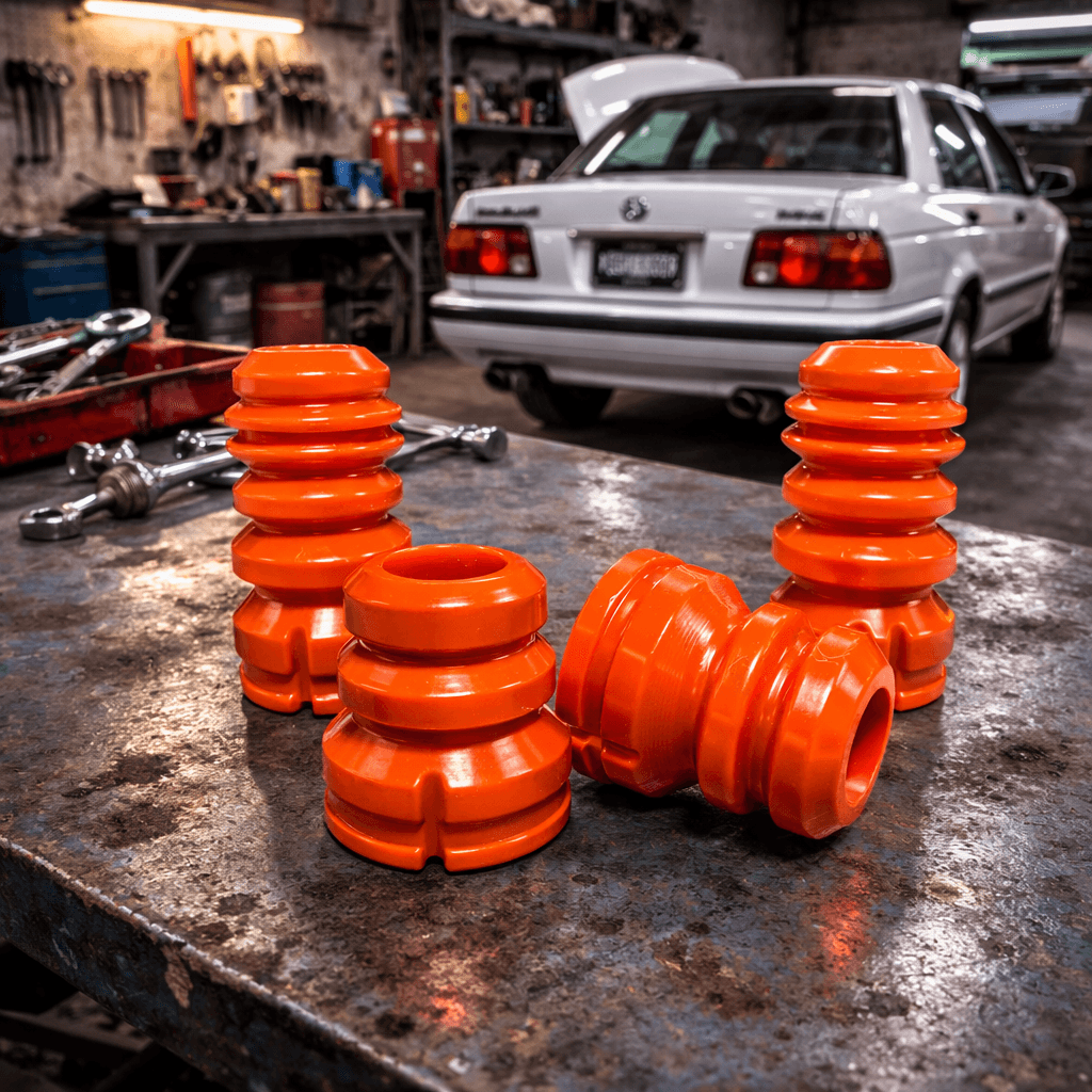 Kit Topes Amortiguador Nissan Tsuru 3 Suspensión Delantera y Trasera HULETEH