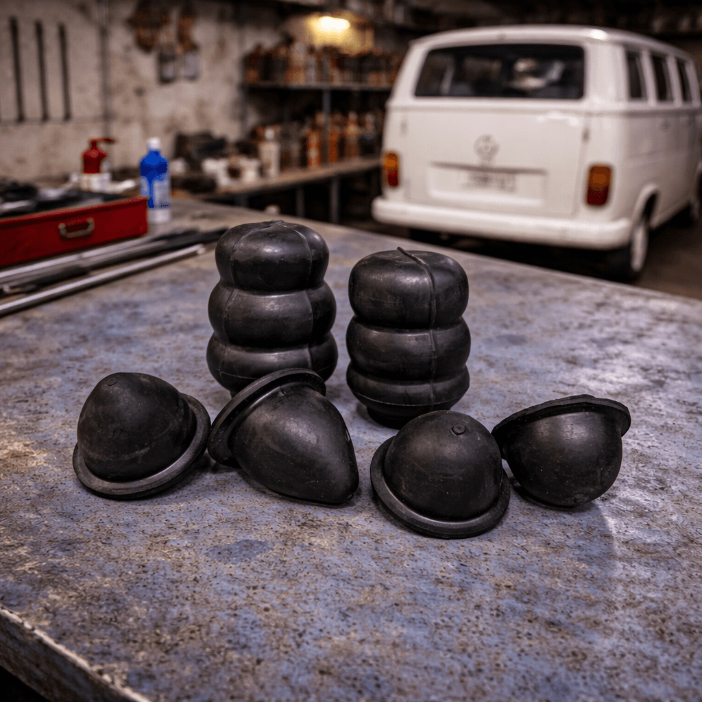 Kit Topes Suspensión Delantera y Trasera VW Combi HULETEH