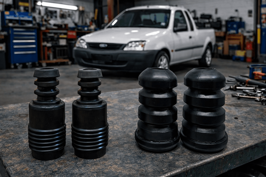 Kit Topes de Rebote Delantero y Trasero Ford Courier 2000 a 2012 HULETEH