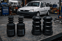 Kit Topes de Rebote Delantero y Trasero Ford Courier 2000 a 2012 HULETEH